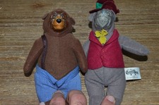 Walt Disney McDonald's The Country Bears Jamboree Plush Dolls Toys Lot of 2
