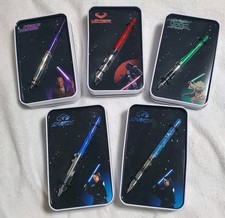 Stylus Star Wars LIGHTSABER PEN Set Extremely RARE HTF Mace, Anakin, Yoda, Vader