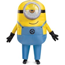 Disguise Licensed Nbc Universal Minions Inflatable Adult Stuart Costume 119169