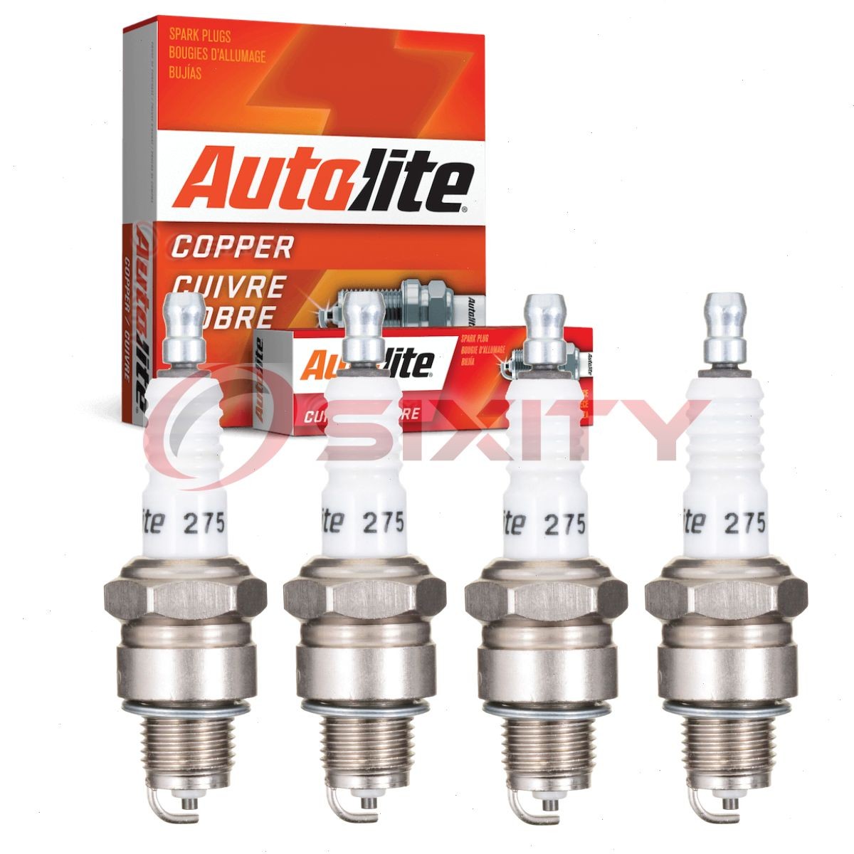 4 pc Autolite Copper Core 275 Spark Plugs for WKA145T3 AE22 934 42-6FS 4111 pa