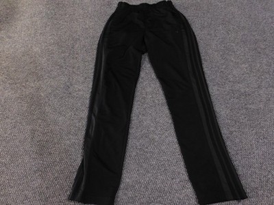Adidas Pants Mens Small Black Primegreen Three Stripes Athletic Track Gym S