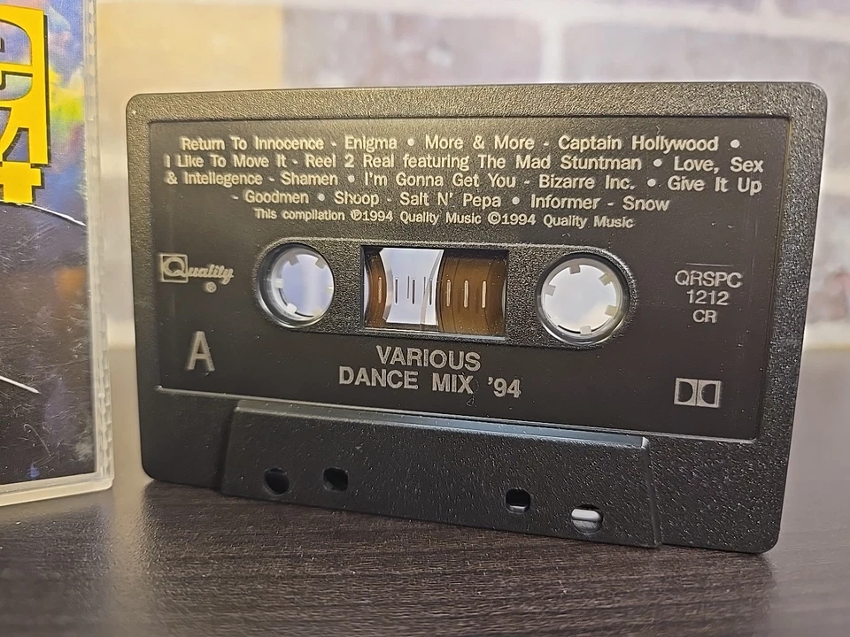 MuchMusic Dance Mix '94 (Various Artists) Cassette 1994 Dance Music Compilation - Image 2 of 4