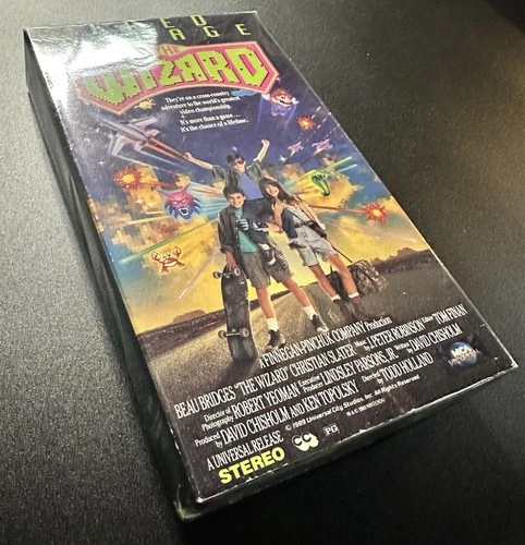 The Wizard VHS Vintage 1989 Fred Savage Video Game Nintendo NES Mario Movie HTF