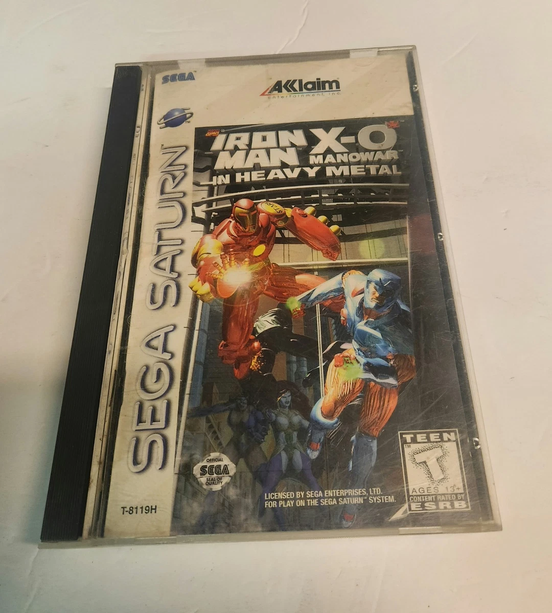 Iron Man XO Manowar In Heavy Metal - Sega Saturn Loose PAL Euro