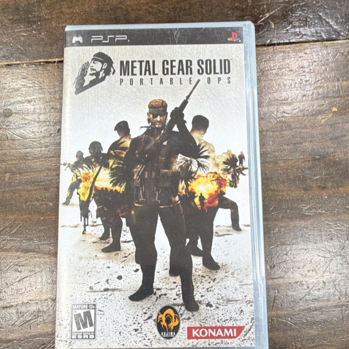 Konami Metal Gear Solid: Portable Ops PSP Game Manual Included