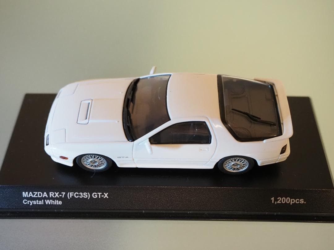 【現状品・希少】京商 1/43 RX-7(FC3S) GT-X Kyosho Mazda RX 7 GT X FC3S 1/43 Diecast Model Car Limited 1200