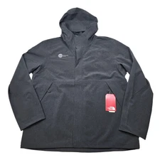 The North Face Apex Dryvent Jacket Mens 2XL Dark Grey Hooded Waterproof NEW
