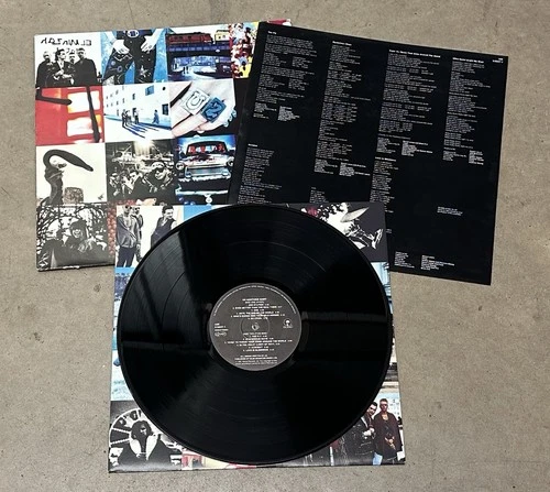 U2 - Achtung Baby Vinyl LP 1991 EU Original Uncensored Island U28 510347-1 - VG+