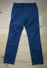 Lemmi Hose Jungen Chino fit Boy Gr. 152 marine verstellbares Bündchen