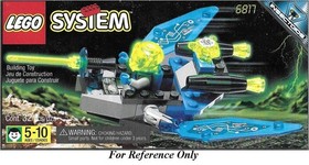 LEGO 6817 BETA BUZZER 40% Complete Space Insectoids No Minifigure