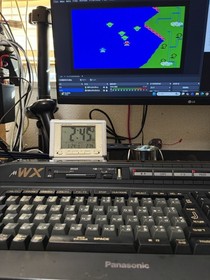 Panasonic MSX2+ FS-A1WX console only  floppy drive working vintage rare