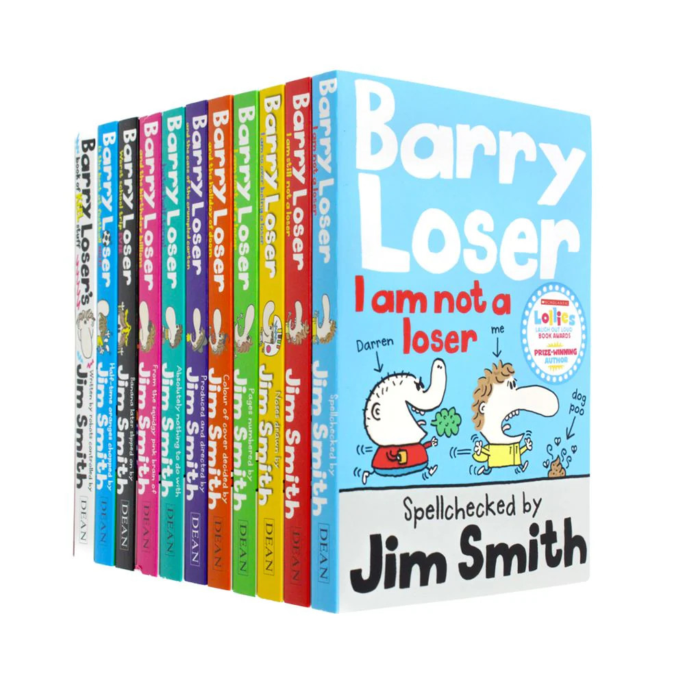 Barry Loser 11 Books Collection Set Jim Smith Best at football NOT,  | Jim Smith