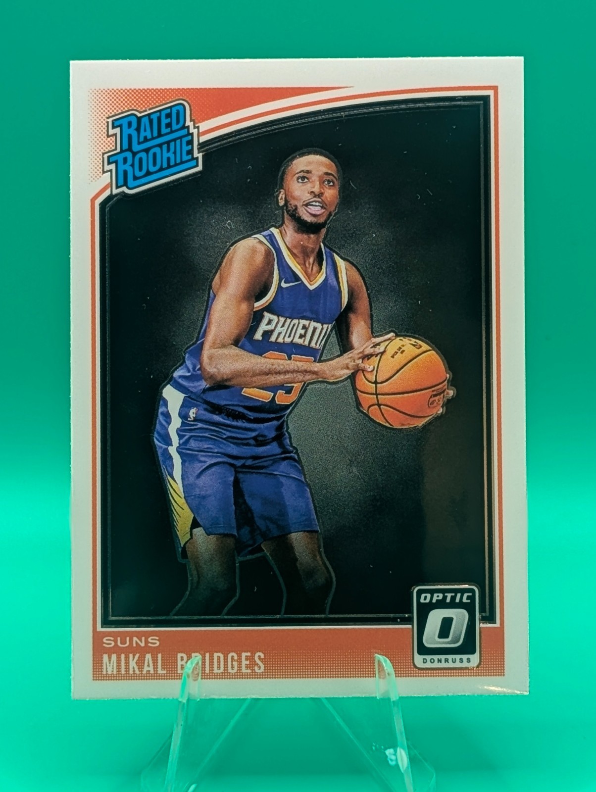 2018-19 Donruss Optic Mikal Bridges #200 Rated Rookie PHO Suns