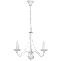 Weiß Klassisch Leuchter Kronleuchter 3X40W/E14 50X108 [Cm]