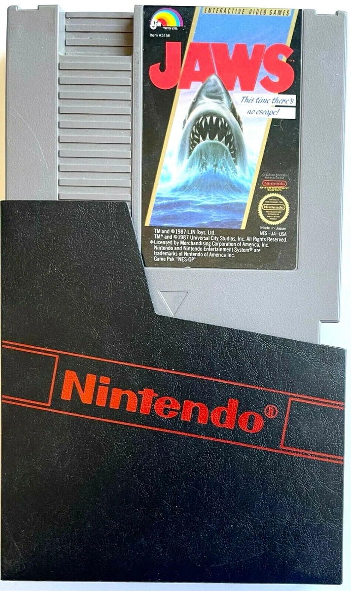 Jaws video sale game nes