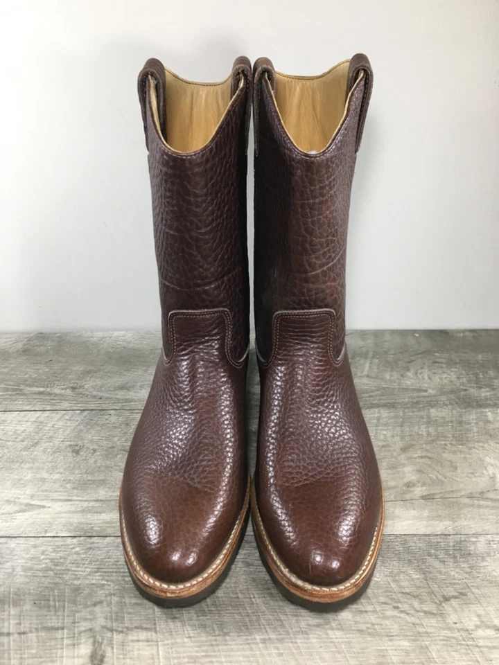 Chippewa Hombres 14194 Cuero Vintage Vaquero Occidental Motociclista Motocicleta Botas 10.5 Foto 3 de 4