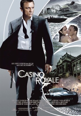 2006 Casino Royale Movie Poster 11X17 007 James Bond Daniel Craig