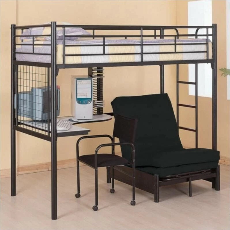Twin over futon bunk bed with mattress included outlet