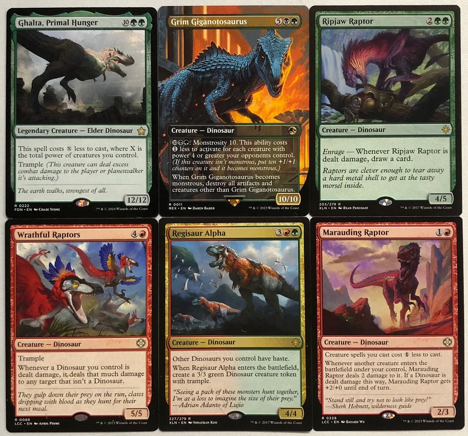 Mazo de dinosaurios EDH - Commander Magic The Gathering Magic The Gathering Foto 2 de 4