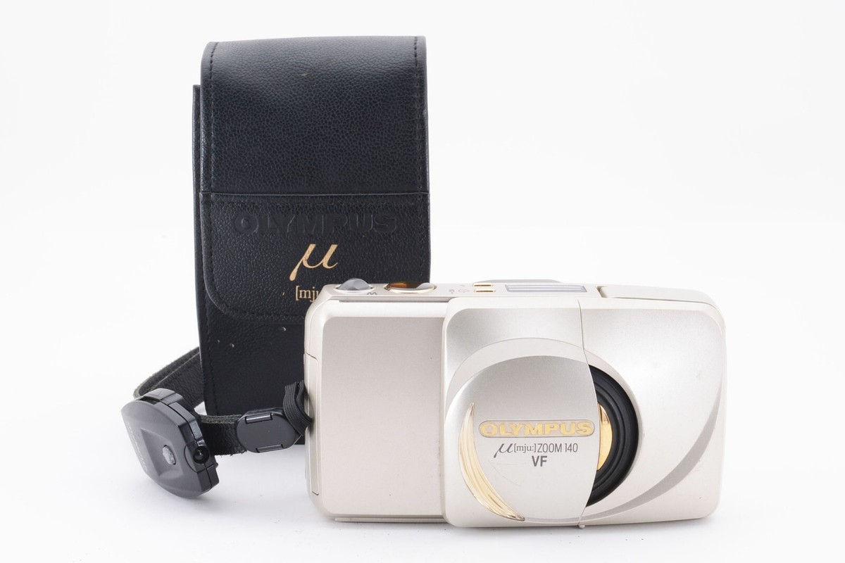 OLYMPUS μ[mju:] ZOOM 140 VF Olympus compact film camera As-is from