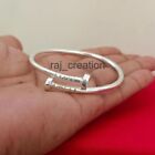 Thick West Indian Bangles Solid Si 925 Sterling Silver Bangle Adjustable Bangle,