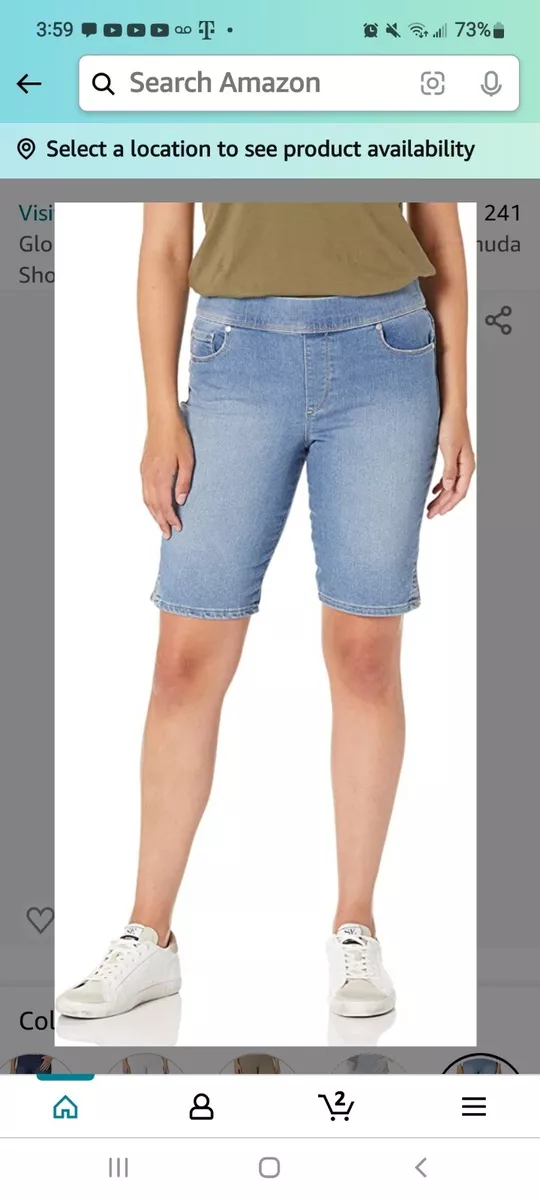 Gloria vanderbilt avery pull on hotsell bermuda shorts