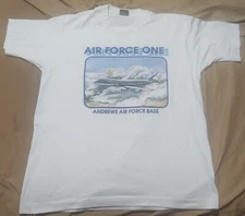 80s Screen Stars Best Air Force One Andrews Air Force Base Single Stitch T-Shirt