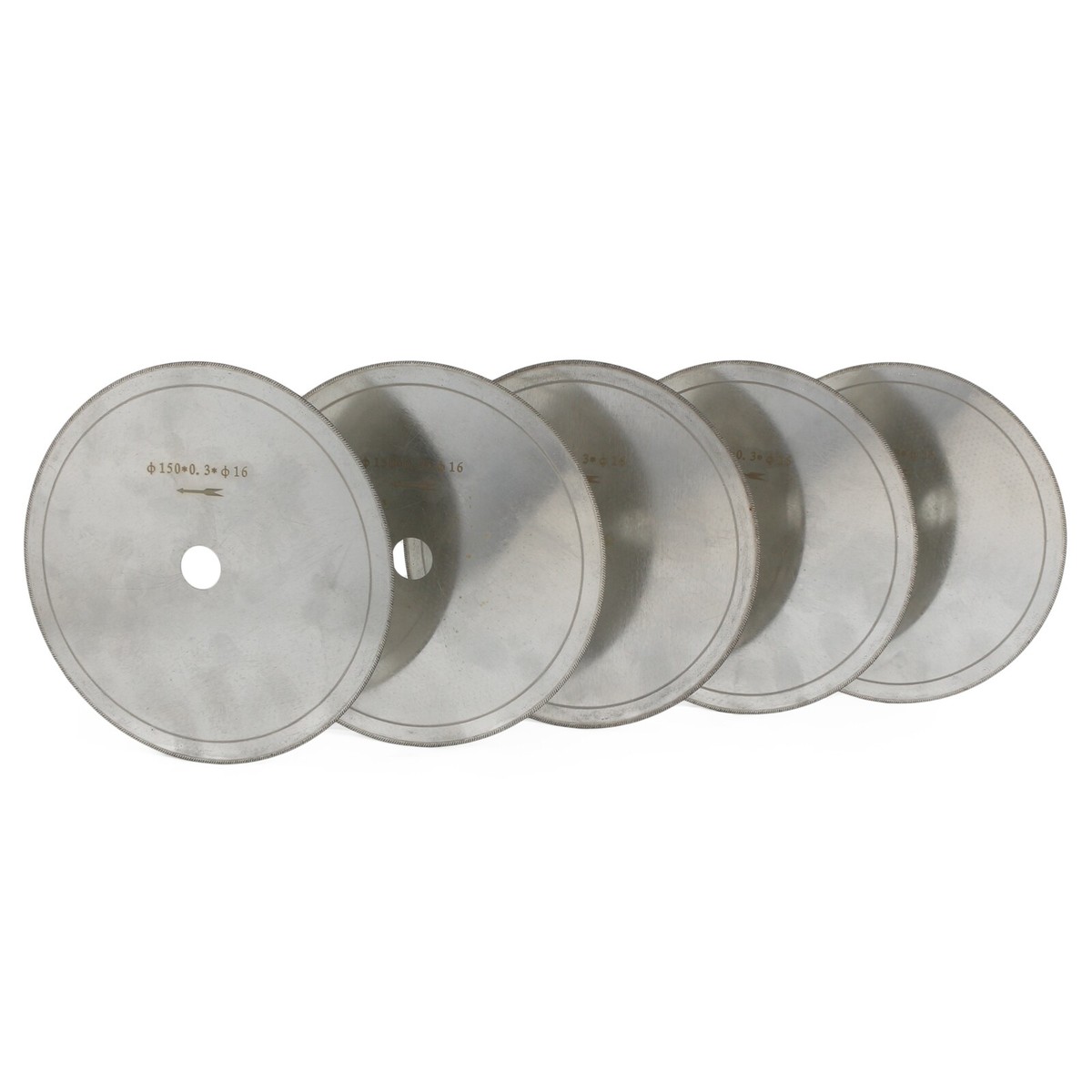 Aazon.co: GatherTOOL 5Pcs/Set 150 * 0.3 * 16 6Inch Super-Thin Diaond Lapidary Saw Blade 6