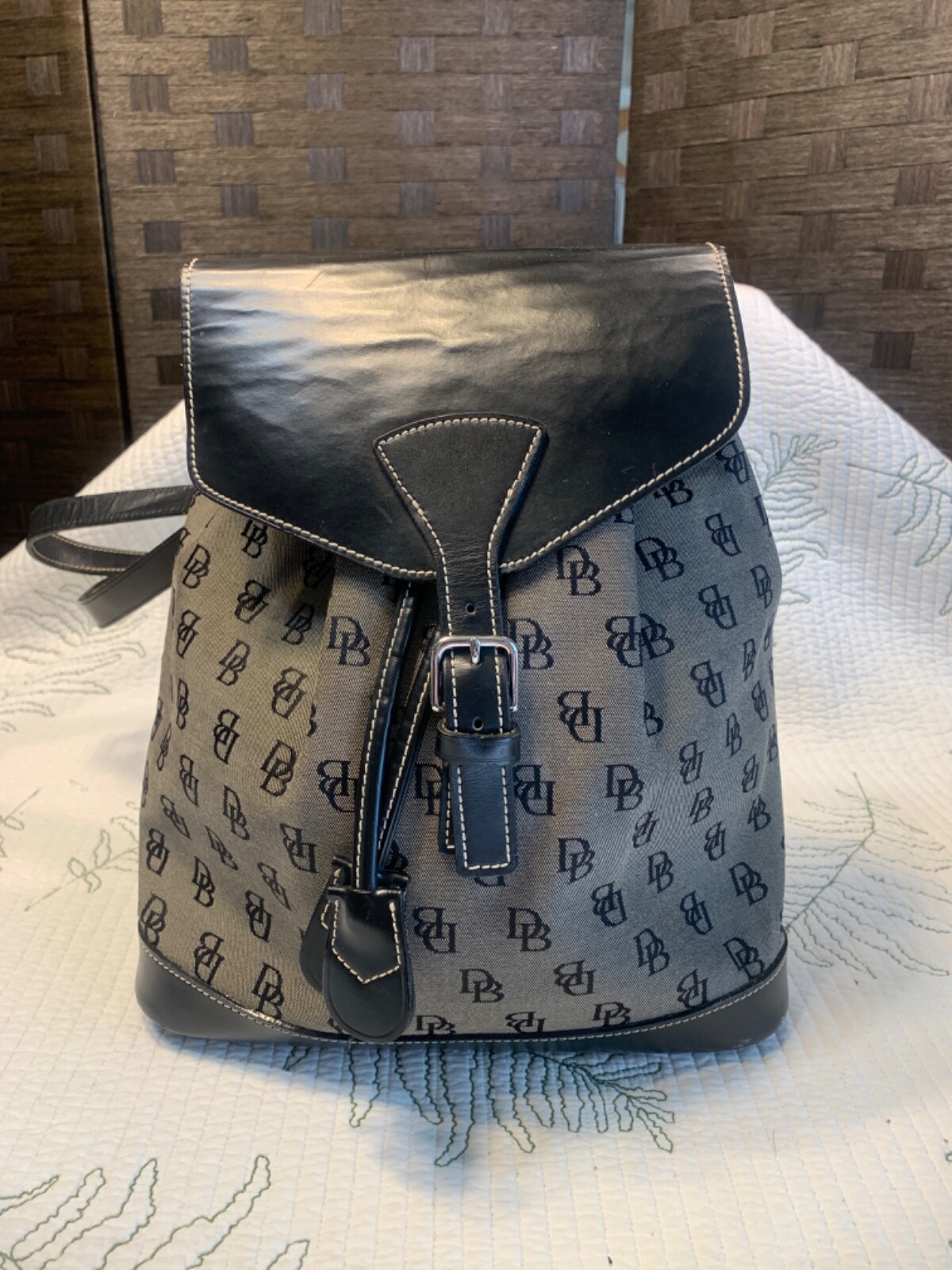 Dooney & Bourke Signature Canvas & Leather Backpack for Women  