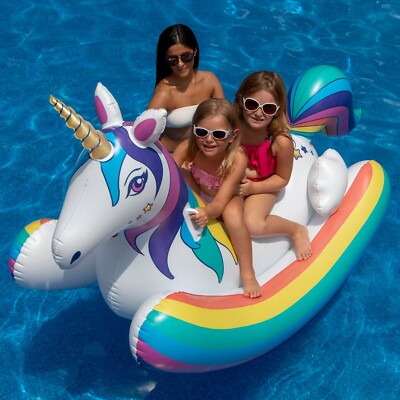 Swimline Unicorn Rocker Swimming Pool Float - 90587