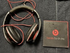 Beats By dre Studio Monster Wired Over Ear Headphones W Wire Used As Is    