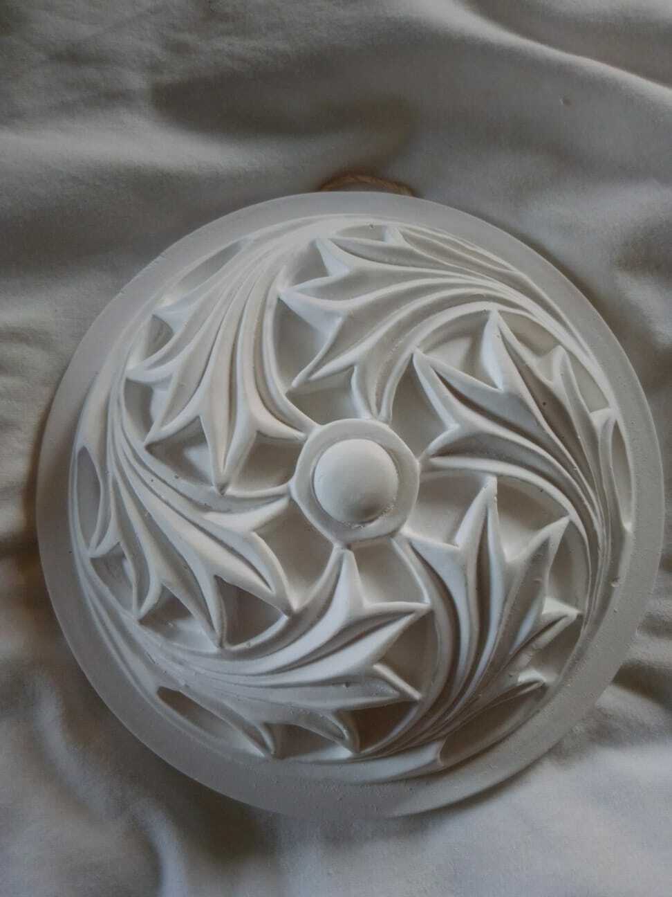 Capitello Gotico in Gesso - Calco Architettonico per Restauro e Decoro