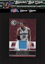 2010 Panini Totally Certified 50 David West Totally Red Materials /249