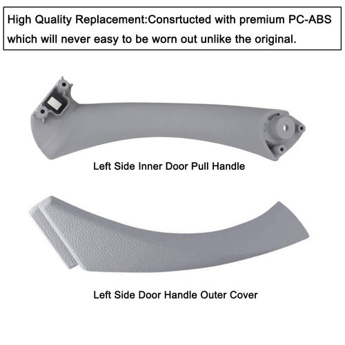Passenger Left Inner Door Panel Handle Pull Trim Cover For BMW 3 Series E91 E90 - Picture 17 of 17