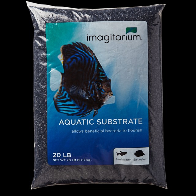 imagitarium black aquarium sand