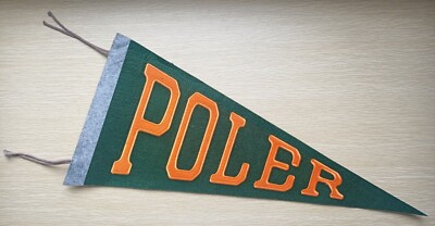 Poler Stuff Wimpel dunkelgrün orange NEU Camp Vibes