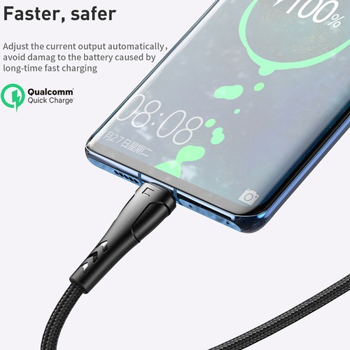 USB to Type-C Cable Charger Cord for Samsung Galaxy S25 S24 S23 S22 iPhone 16 15 - Picture 4 of 11