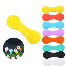 1/2/3/5 X Silicone Golf Hat Clip Ball Marker Holders with Magnetic Multi-Colors
