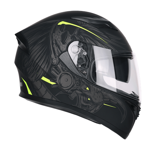 Casco Moto Integrale DOPPIA VISIERA CGM TAMPERE INDIAN Nero Opaco  (omologato) | eBay