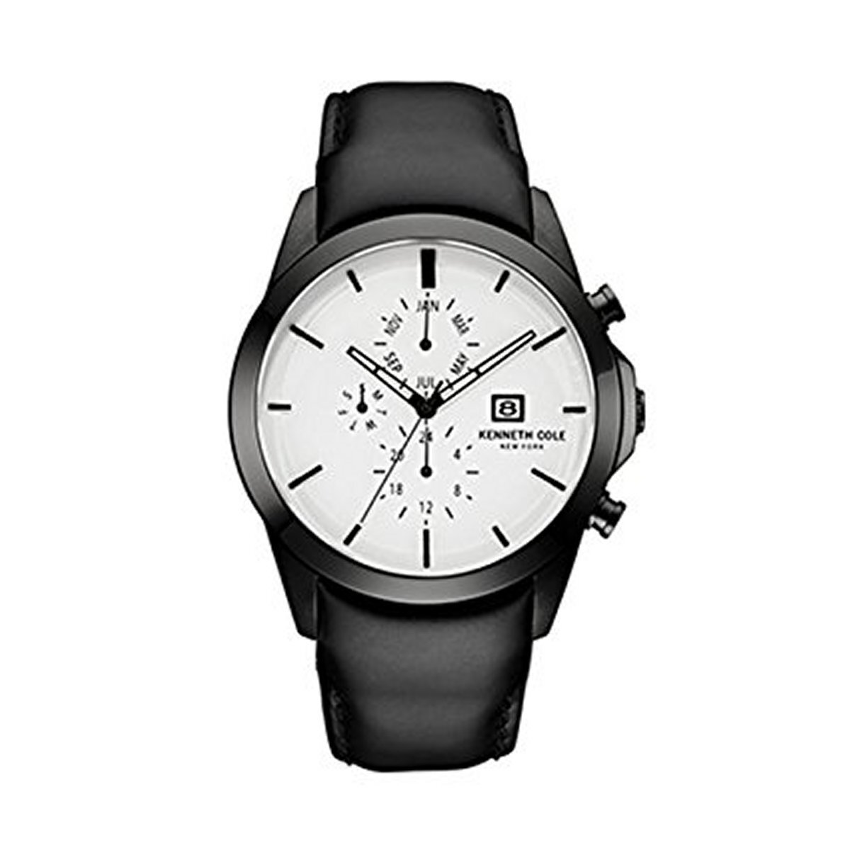Kenneth Cole Orologio Uomo Analogico Quarzo – Modello KC50008003, Cassa 42mm, Cinturino In Pelle Marrone - 2