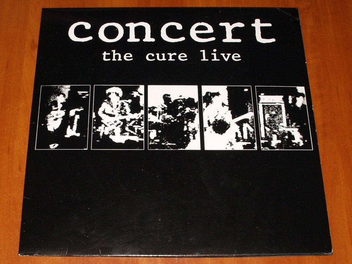 THE CURE LIVE CONCERT LP *RARE* ORIGINAL GREEK 1st PRESSING VINYL