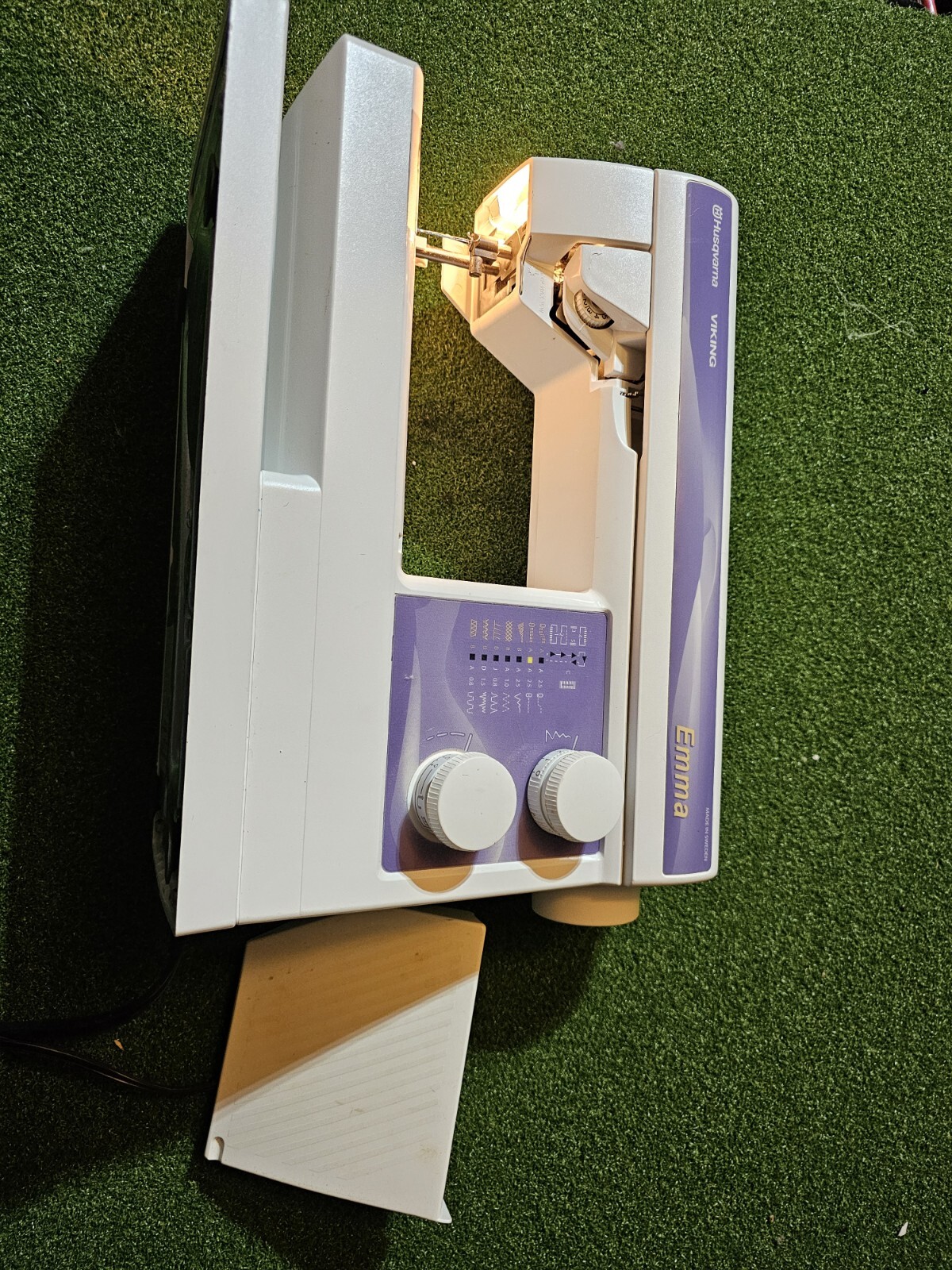 HUSQVARNA VIKING EMMA SEWING MACHINE WITH PEDAL Used Works Great eBay