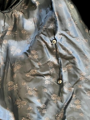 STUNNING VINTAGE BROWNISH BLACK 3/4 LENGTH MINK COAT w/ LARGE COLLAR - Picture 15 of 24