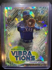 2022 Bowman Virtuosic Vibrations Luisangel Acuña Atomic Refractor #/150 F2