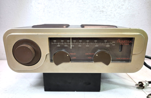 Sintonizador de válvula de am analógica QUAD AM Mark 1 de colección década de 1960 hecho en el Reino Unido raro - Imagen 1 de 24