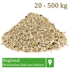 Hackschnitzel für Ofen Rindenmulch für Garten Holz Pflanzen 20 - 500 kg flameup