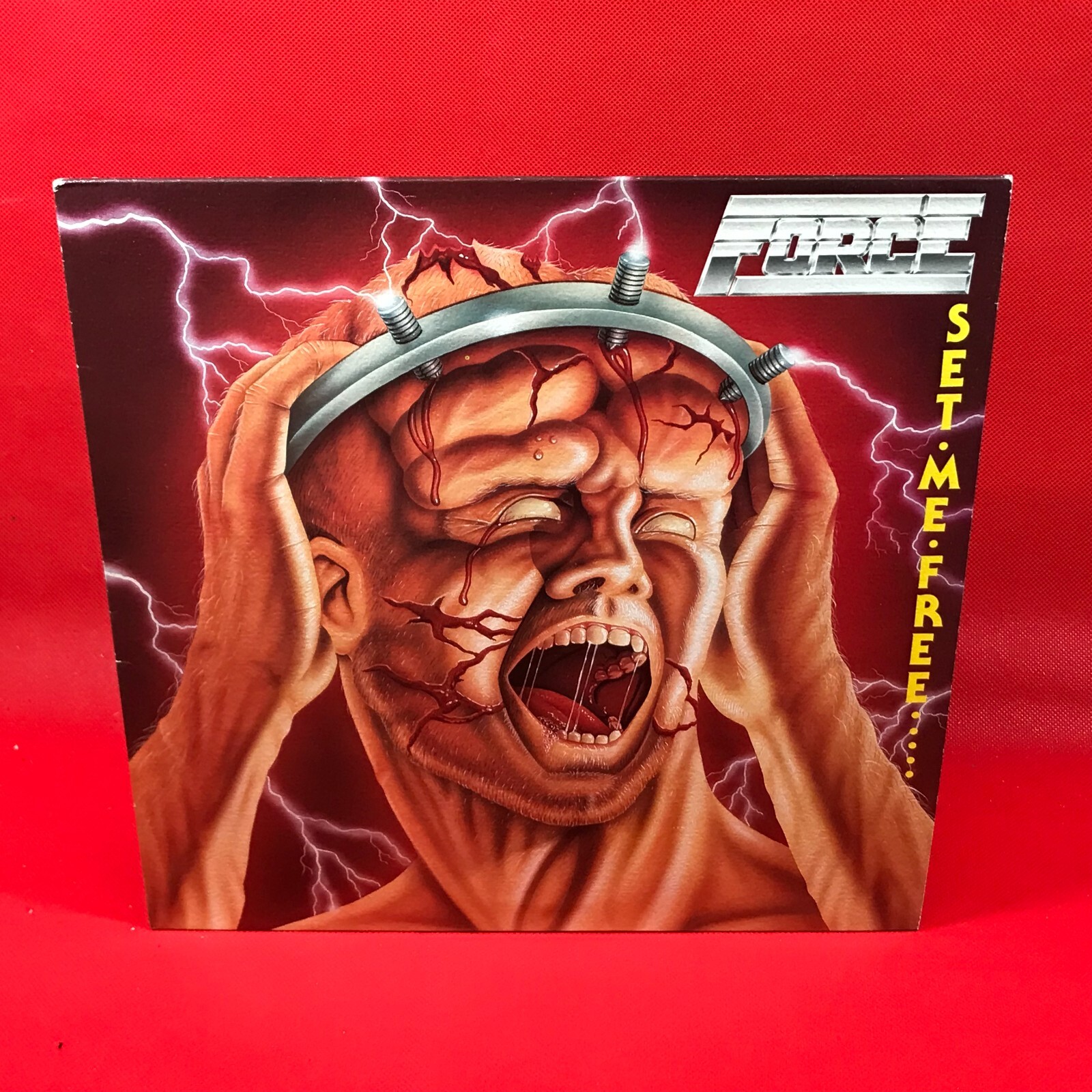 FORCE Set Me Free 1984 UK NWOBHM Vinyl LP Original Heavy Metal Records Cryer