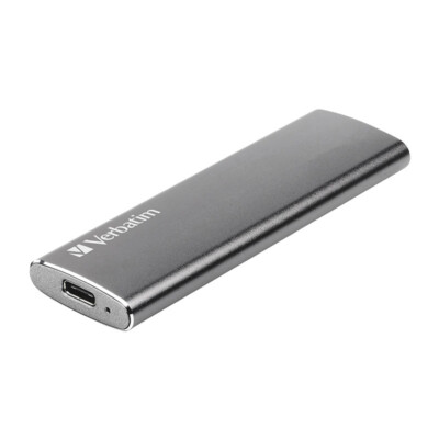 Verbatim Americas Llc 47444 Vx500 External Ssd Drive Graphite 1Tb Usb 3.1 Gen 2