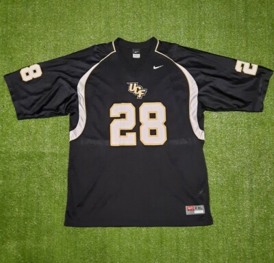 Nike Team UCF Knights #28 Football Jersey Men Sz XL Central Florida Mesh  Black