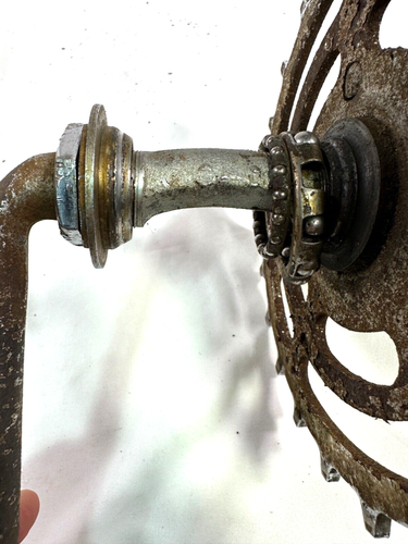 1949 Eligin Bicycle Pedal Bike Crank Original Equipment Rare Sprocket Bike - Picture 5 of 13